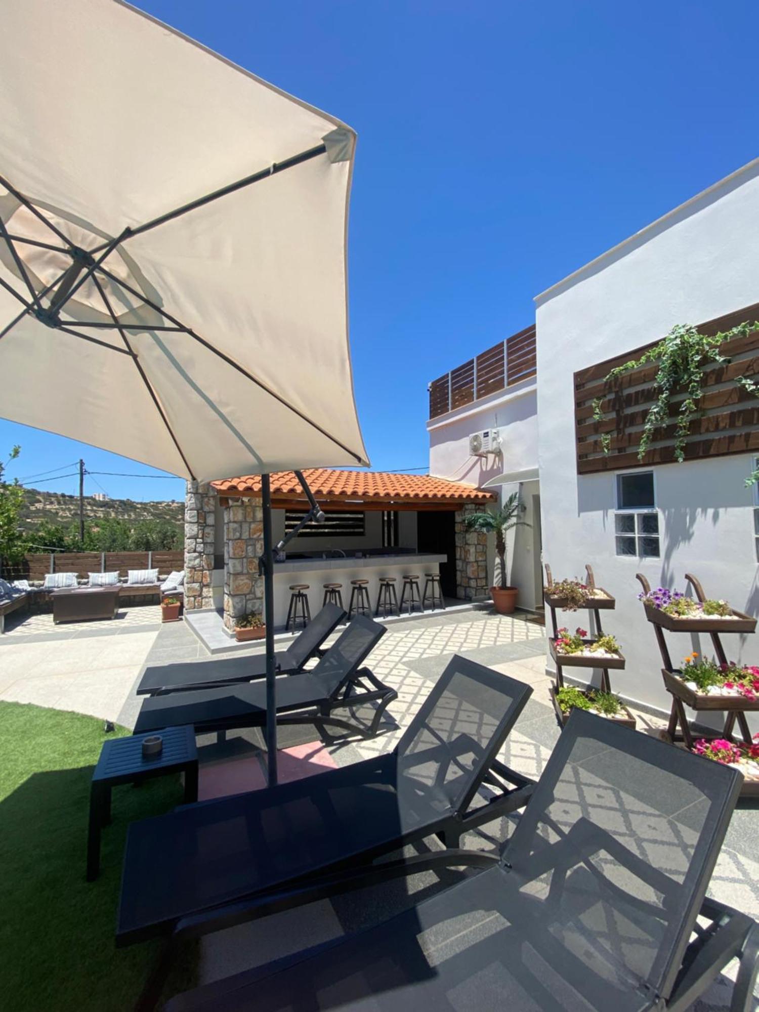 Casa Christina-Luxury Villa Kíszamosz Kültér fotó
