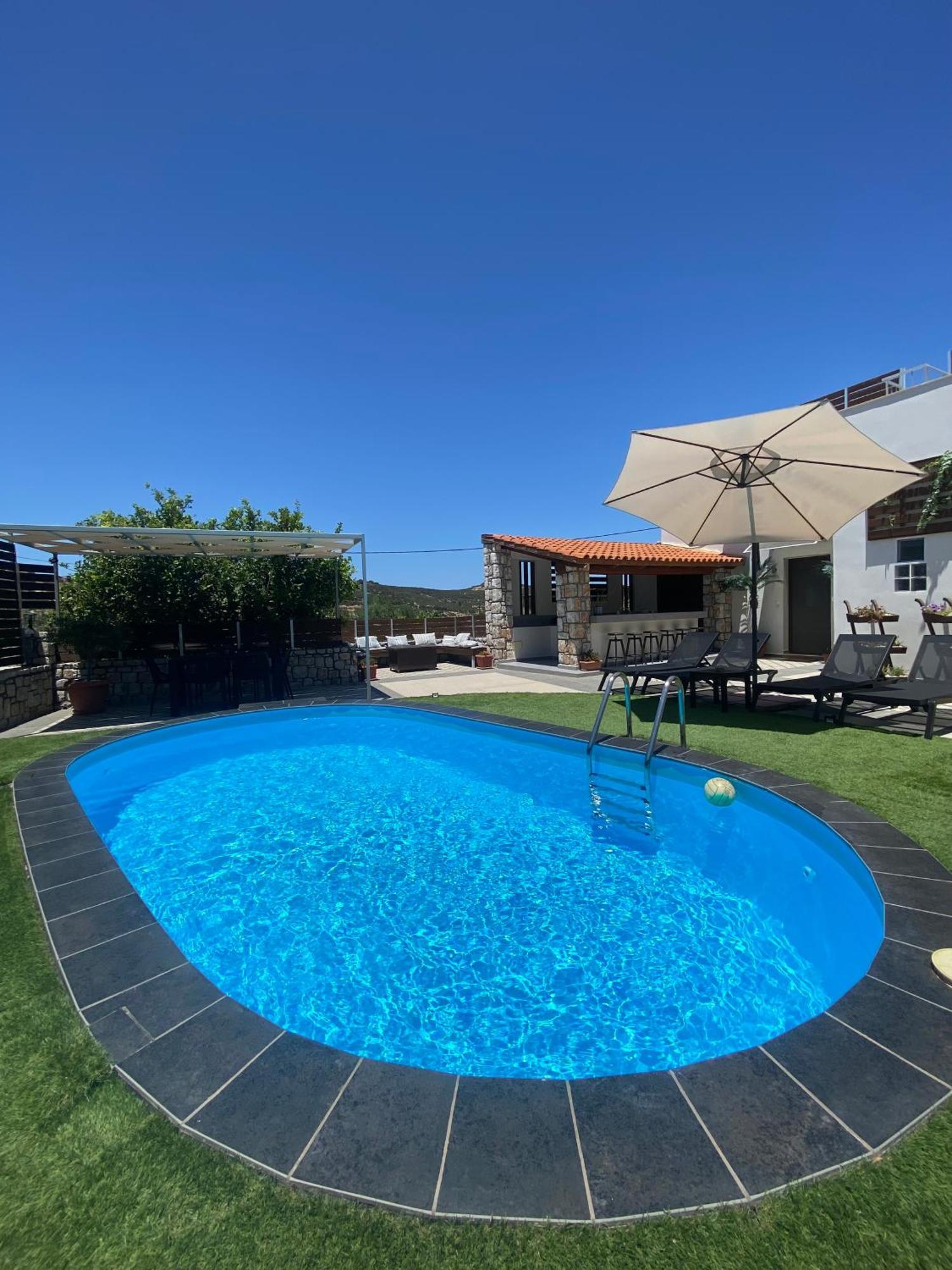 Casa Christina-Luxury Villa Kíszamosz Kültér fotó